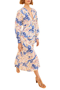 Adalyn LS Silk Dress
