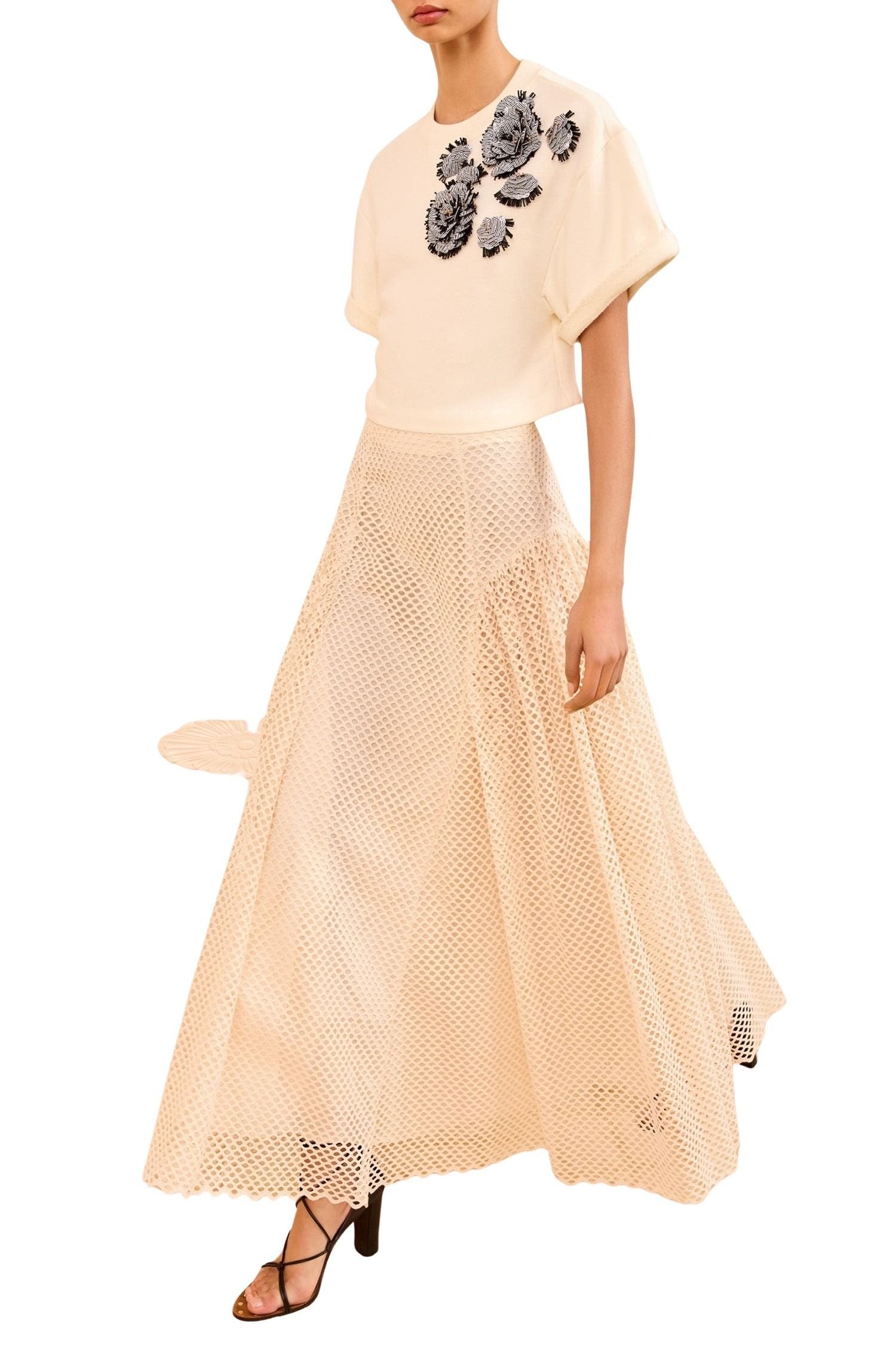 Cove Top with Embroidery