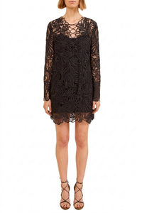 Dita Corded Lace Mini Dress