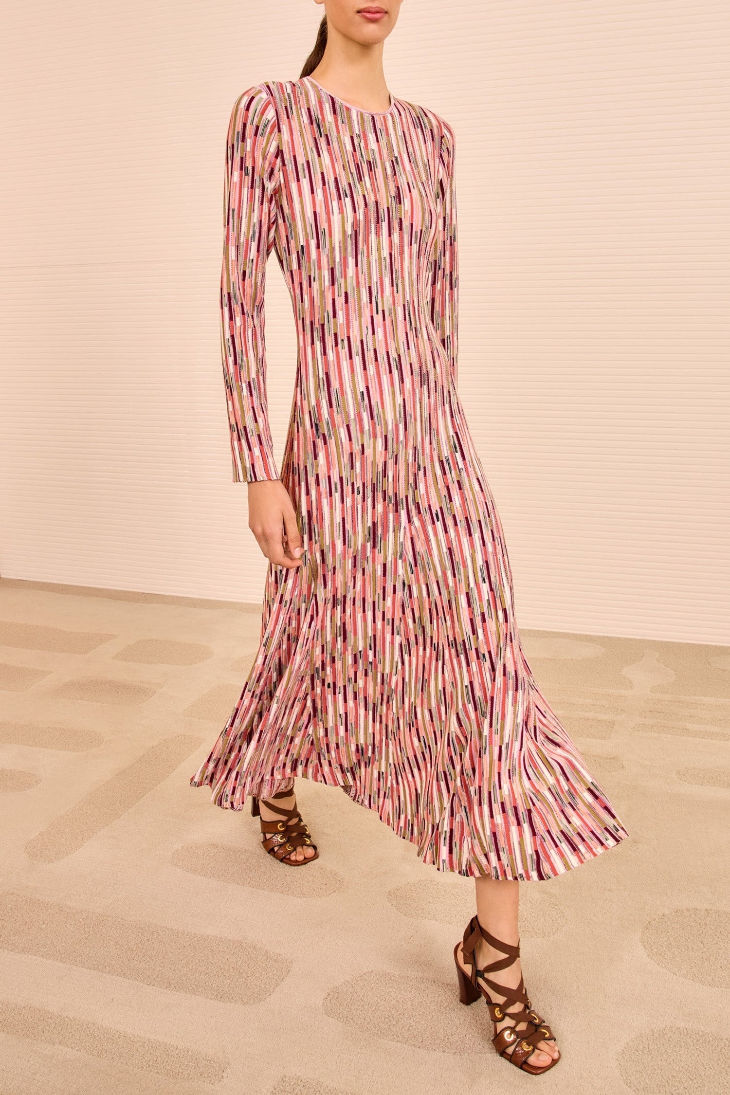 Robe midi Estella - Rosewood