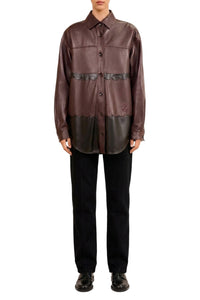 Neveah Cropped Leather Jacket
