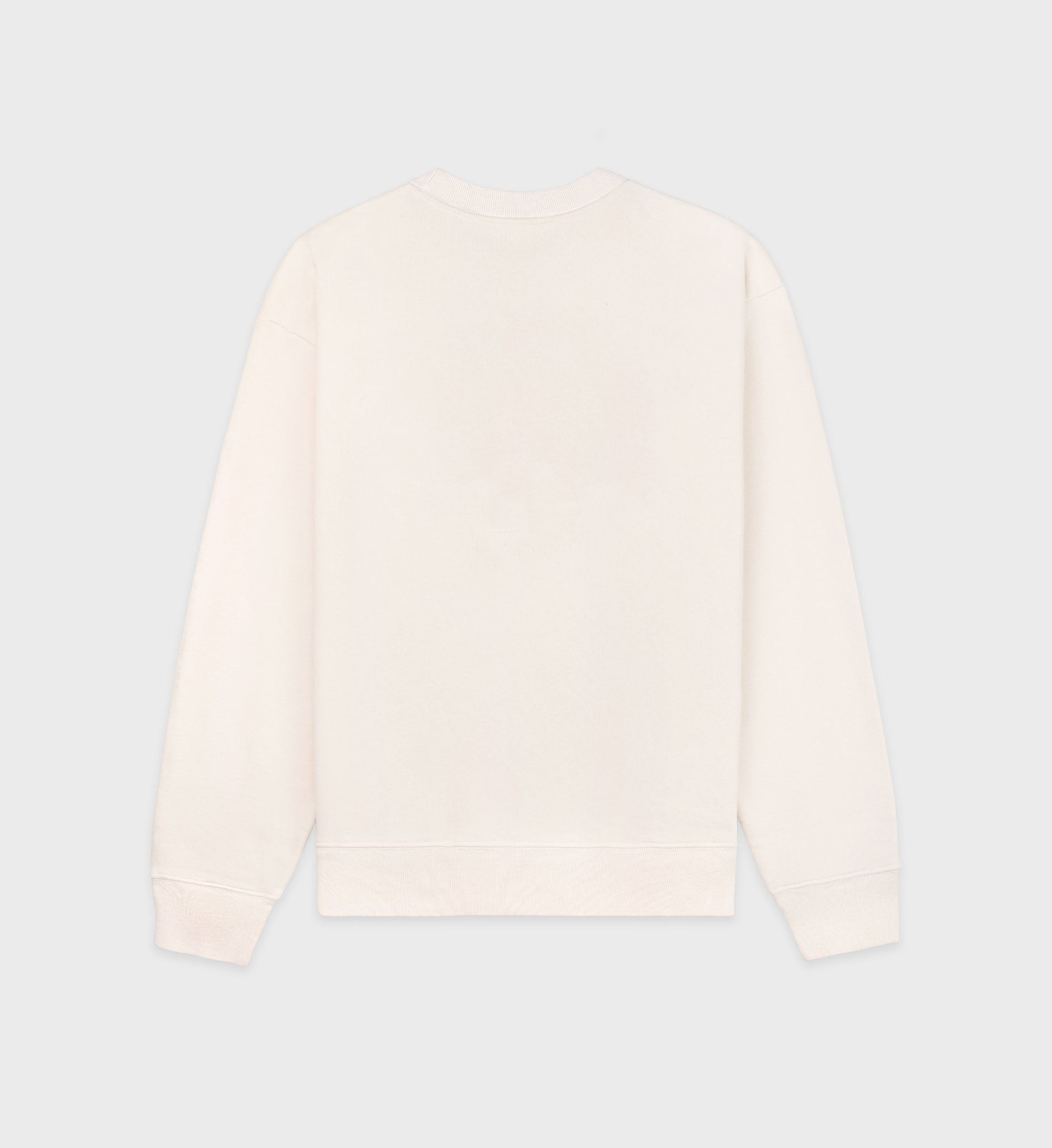 Sweatshirt imprimé à col rond - Cream