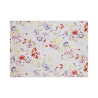 Taie d'oreiller Louise en satin de coton - Violet & rouge & Jaune