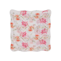 Housse de couette Giverny en voile de coton - Rose & Orange