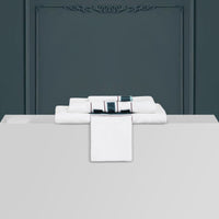 Univers de bain motif graphique - Blanc & Emeraude
