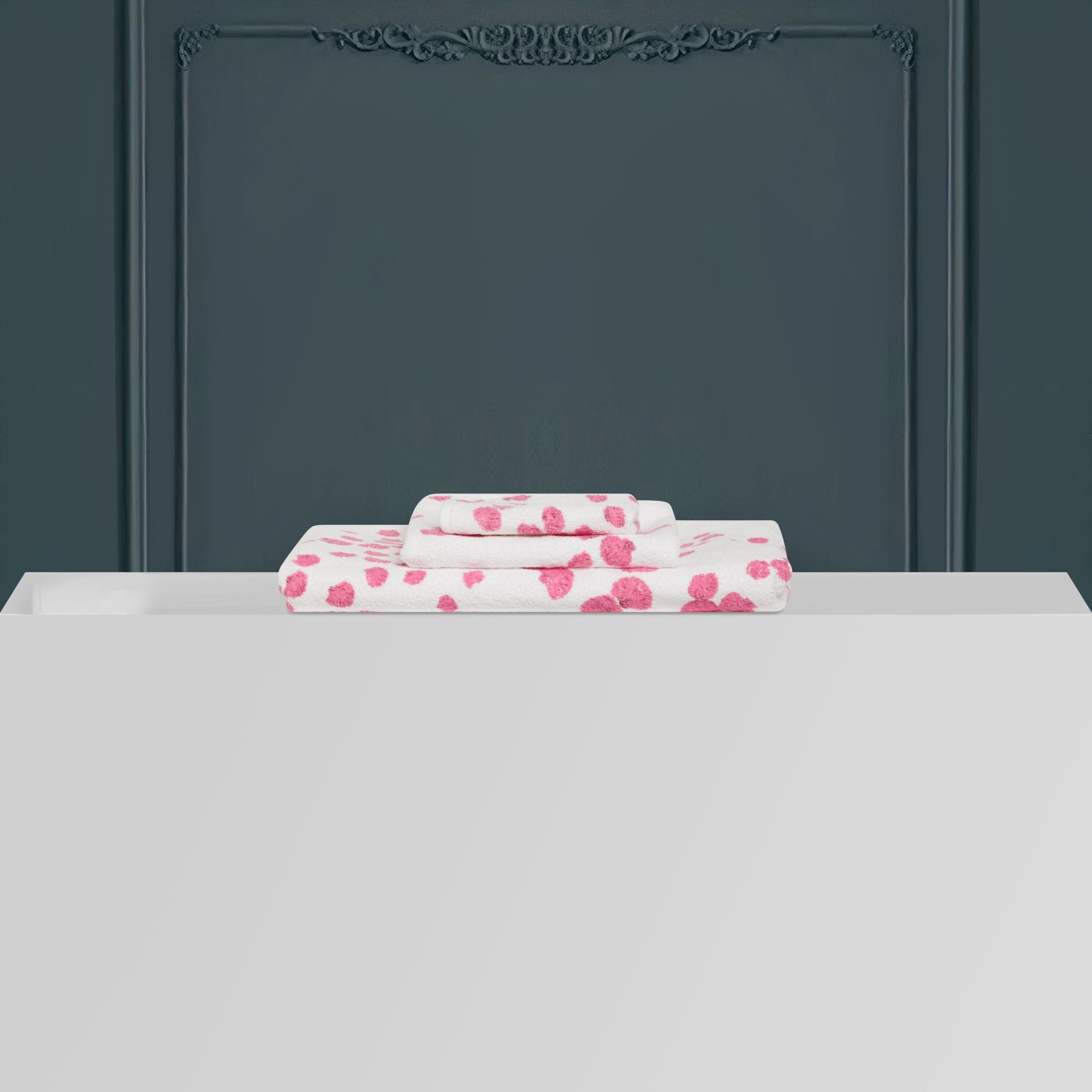 Bath universe Coquillages - White & Pink