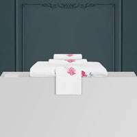 Univers de bain Anémones - Blanc & Rose