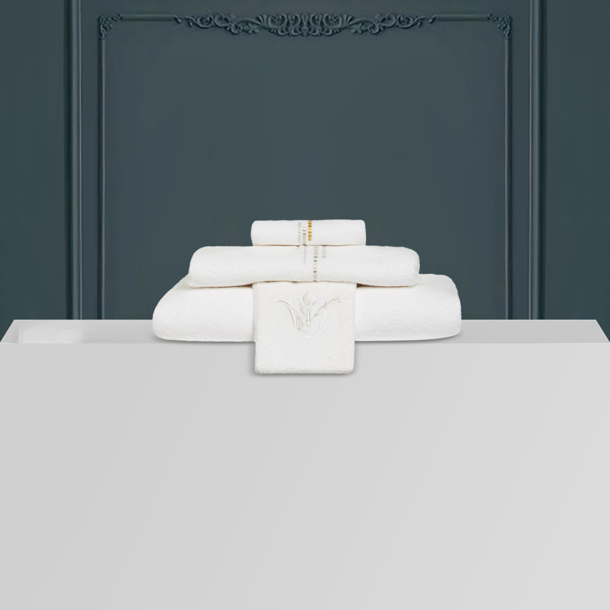 Bath Universe Jeu de Perles - White & Grey