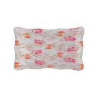 Taie d'oreiller Giverny en voile de coton - Rose & Orange