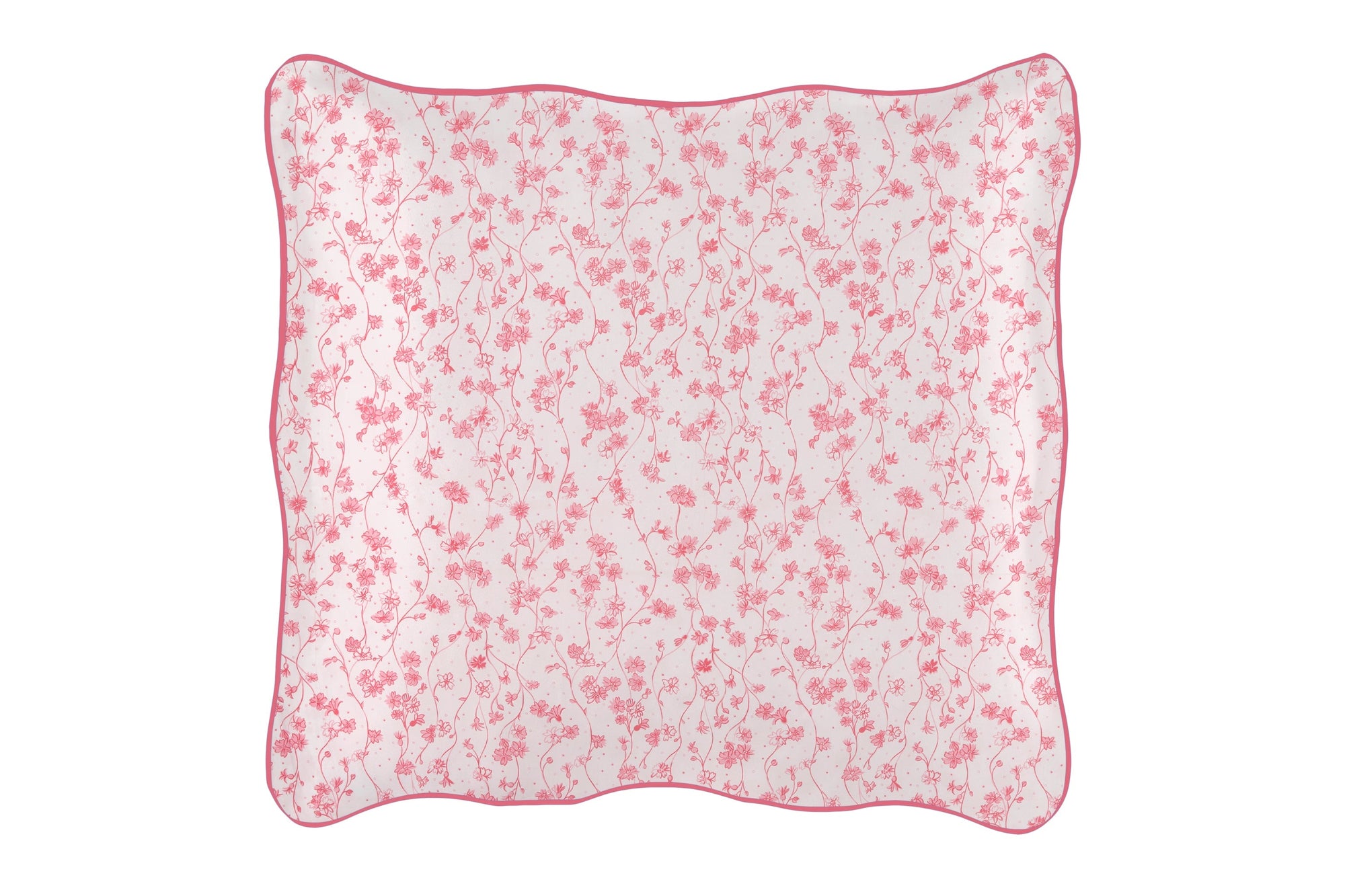 Parure de lit Fleurettes en percale de coton - Rose