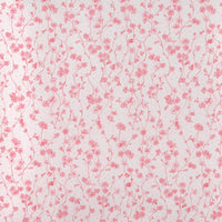 Drap de dessus Fleurettes en percale de coton - Rose