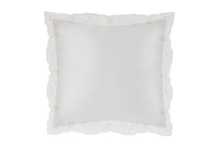 Parure de lit Oiseaux de Paradis en voile de coton - Blanc & Argent