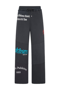 Pantalon en coton Upcyclé unisex - Black