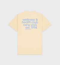 T-shirt USA Health Club à impression - Almond