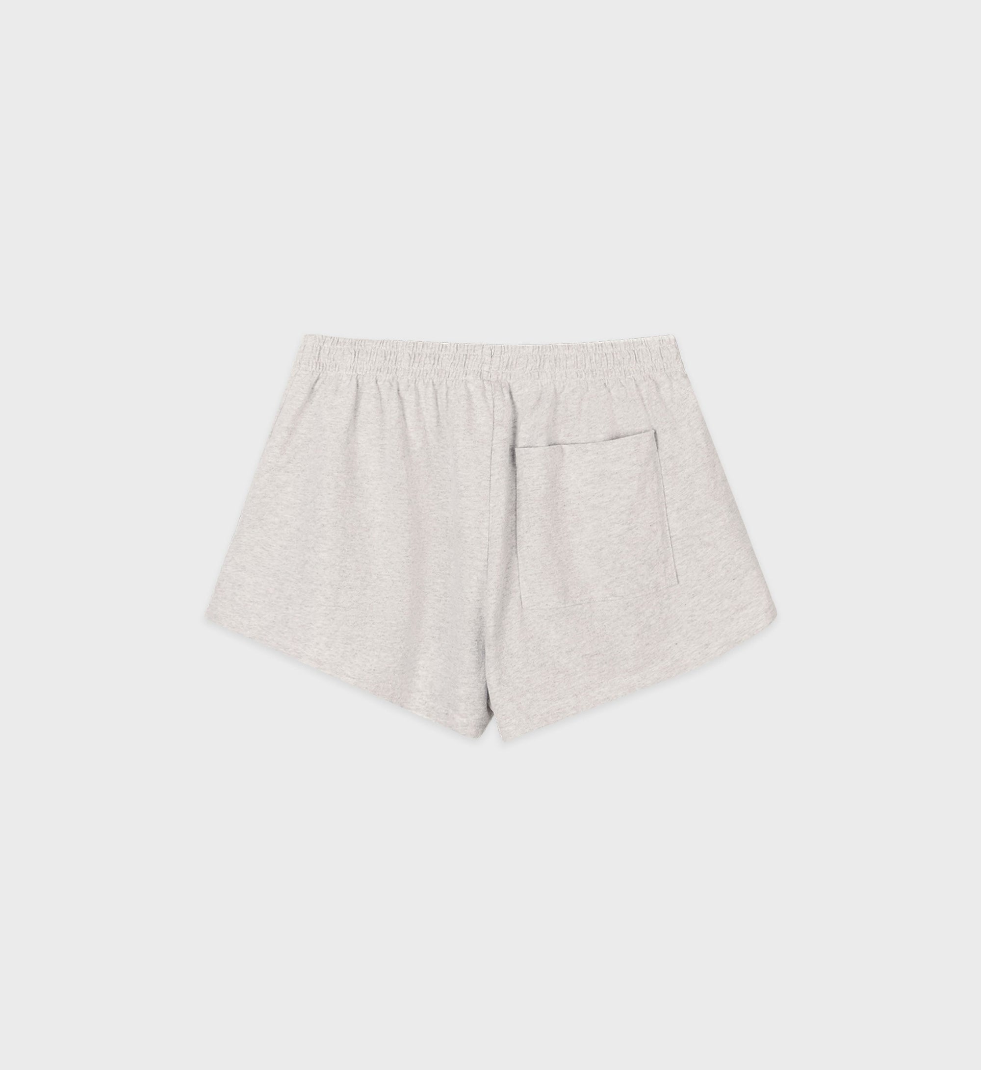 Short imprimé à taille élastique - Heather Gray
