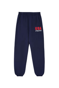 USA Athletics printed sweatpants - Navy