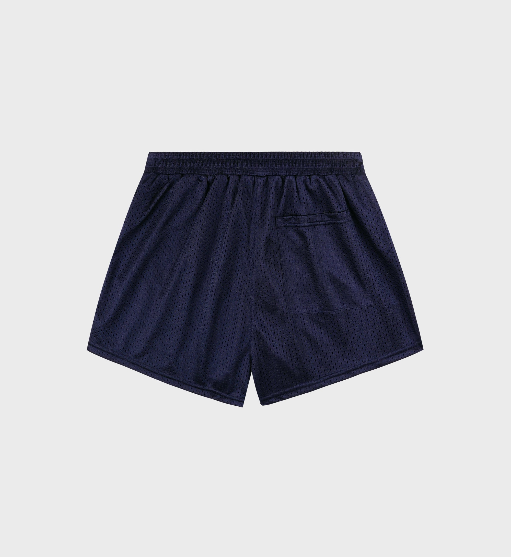 Short ajouré à taille élastique - Navy