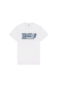 T-shirt Wellness Club à impression - White