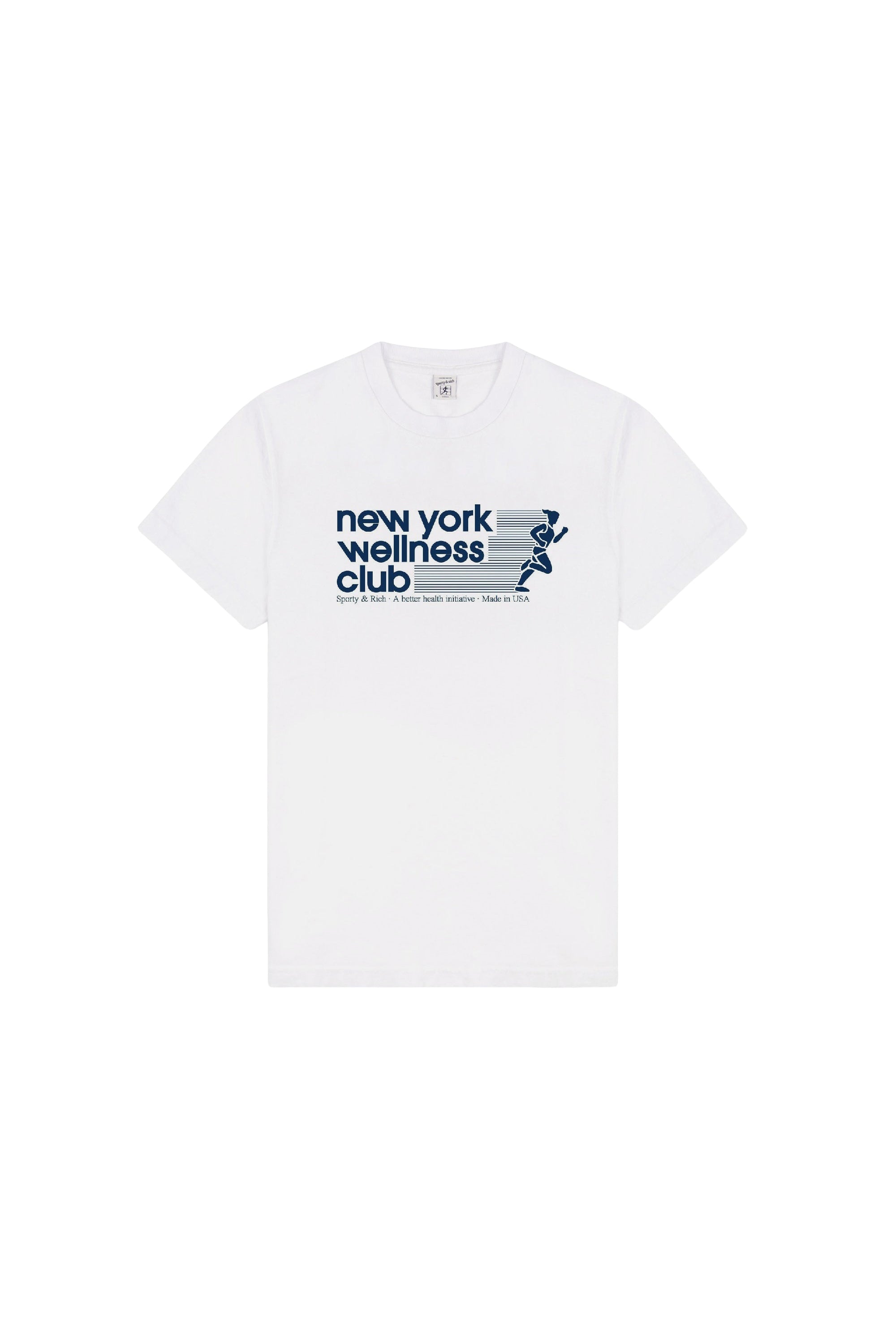 T-shirt Wellness Club à impression - White