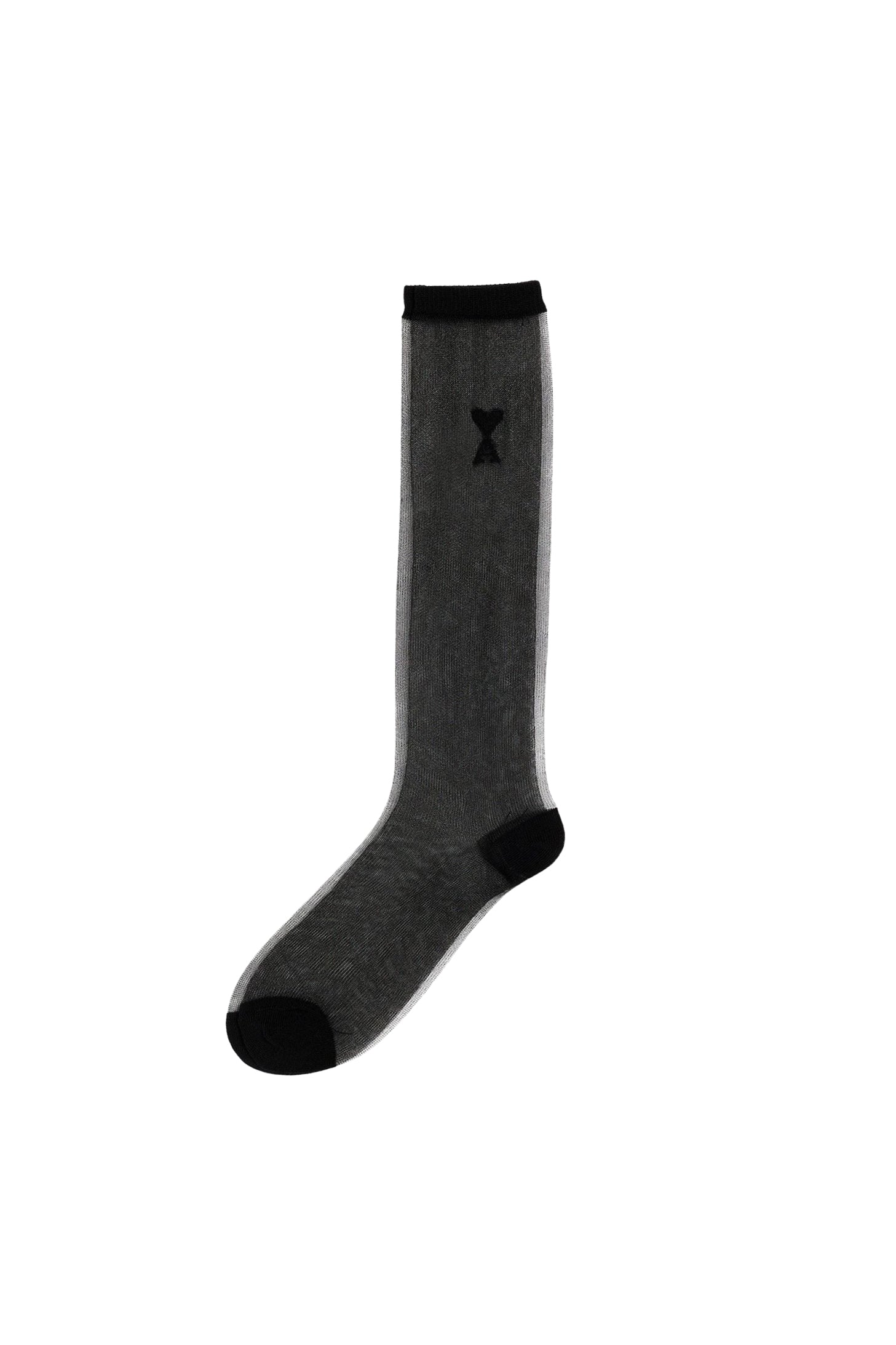 Chaussettes Ami de Cœur transparentes - Black