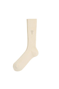 Chaussettes unies Ami de Cœur - Off White