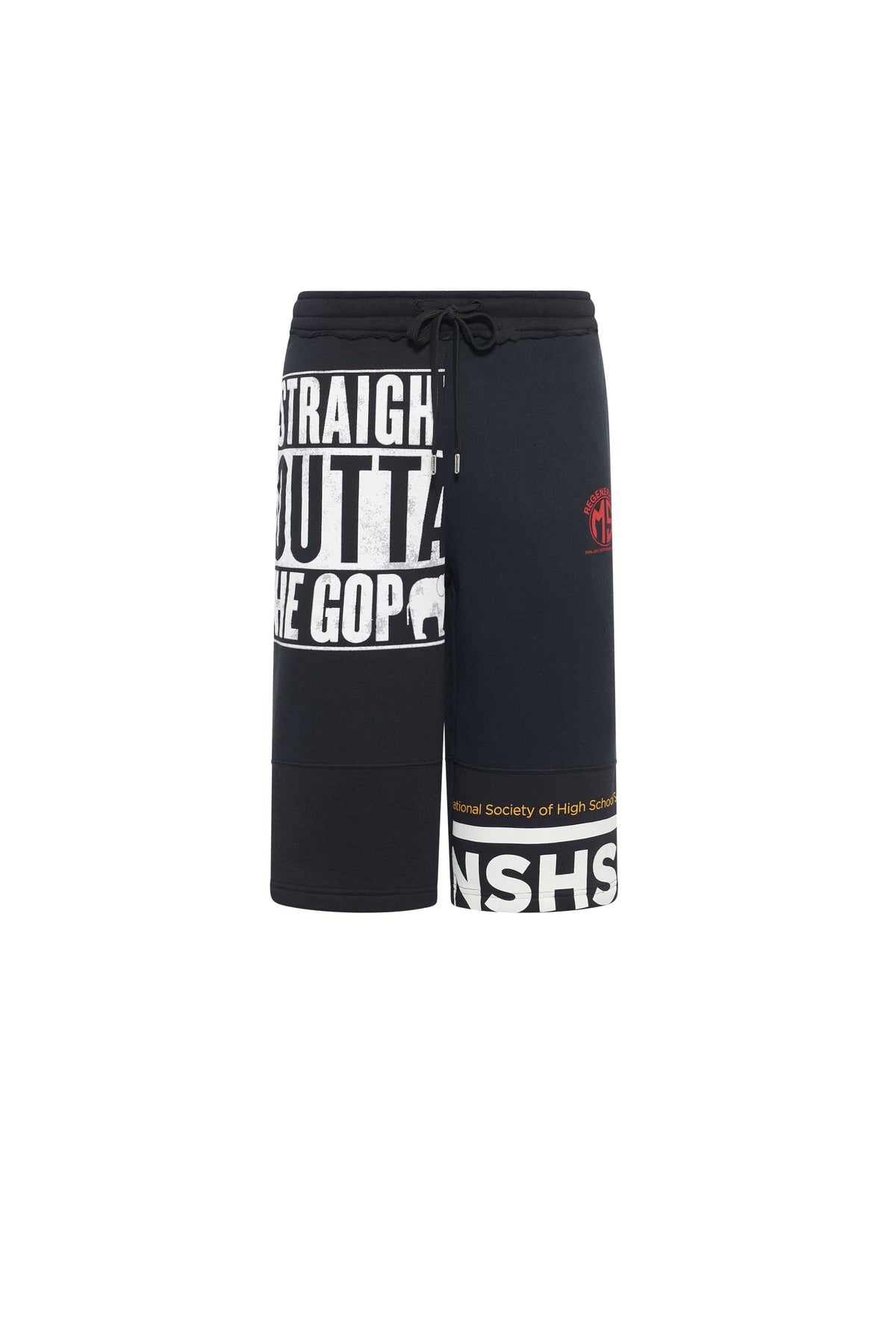 Short en coton Upcyclé unisex - Black