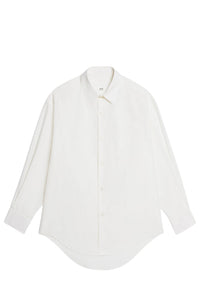 Chemise boxy à manches longues - Natural White