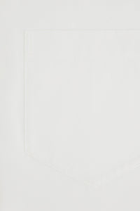 Chemise boxy à manches longues - Natural White