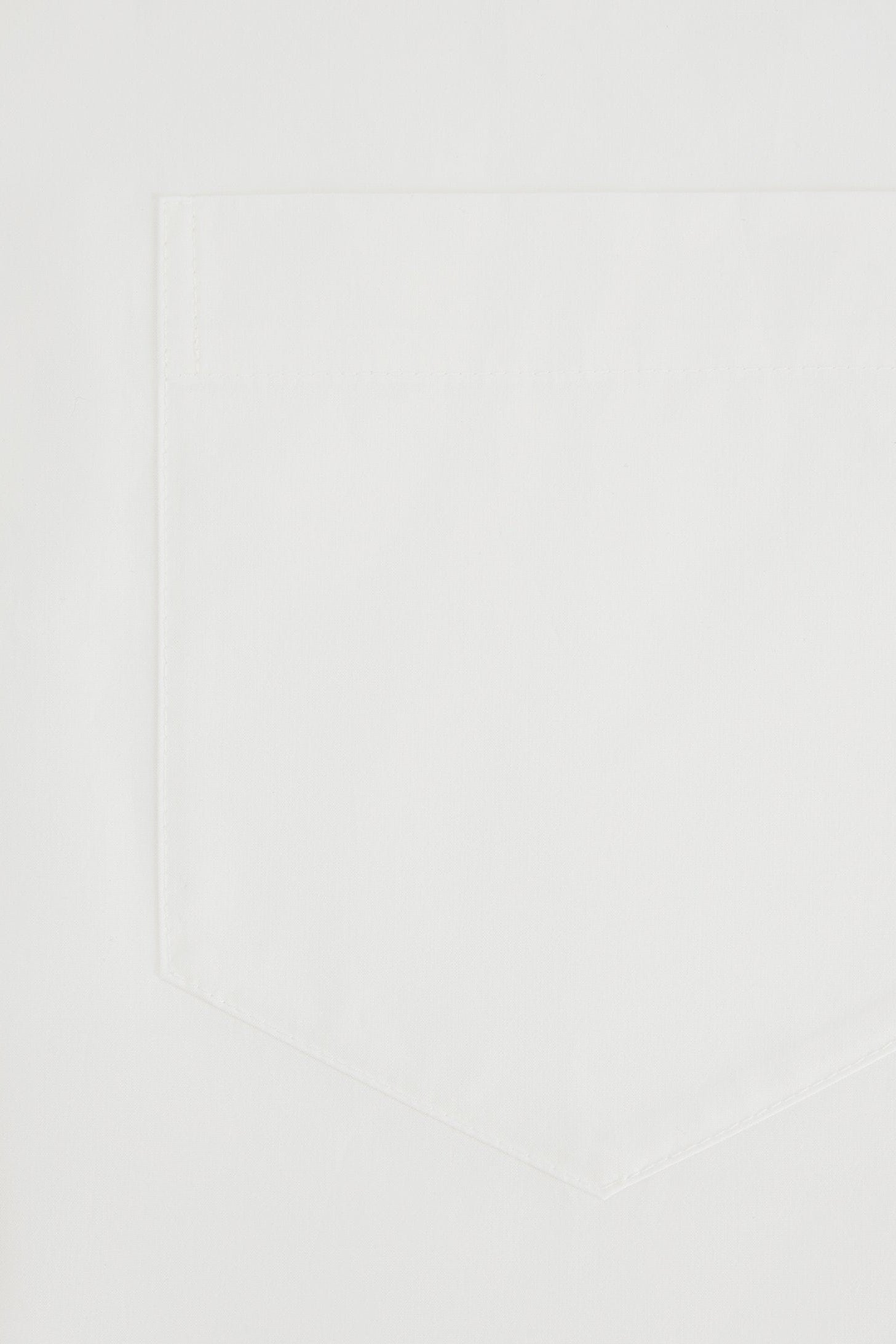 Chemise boxy à manches longues - Natural White