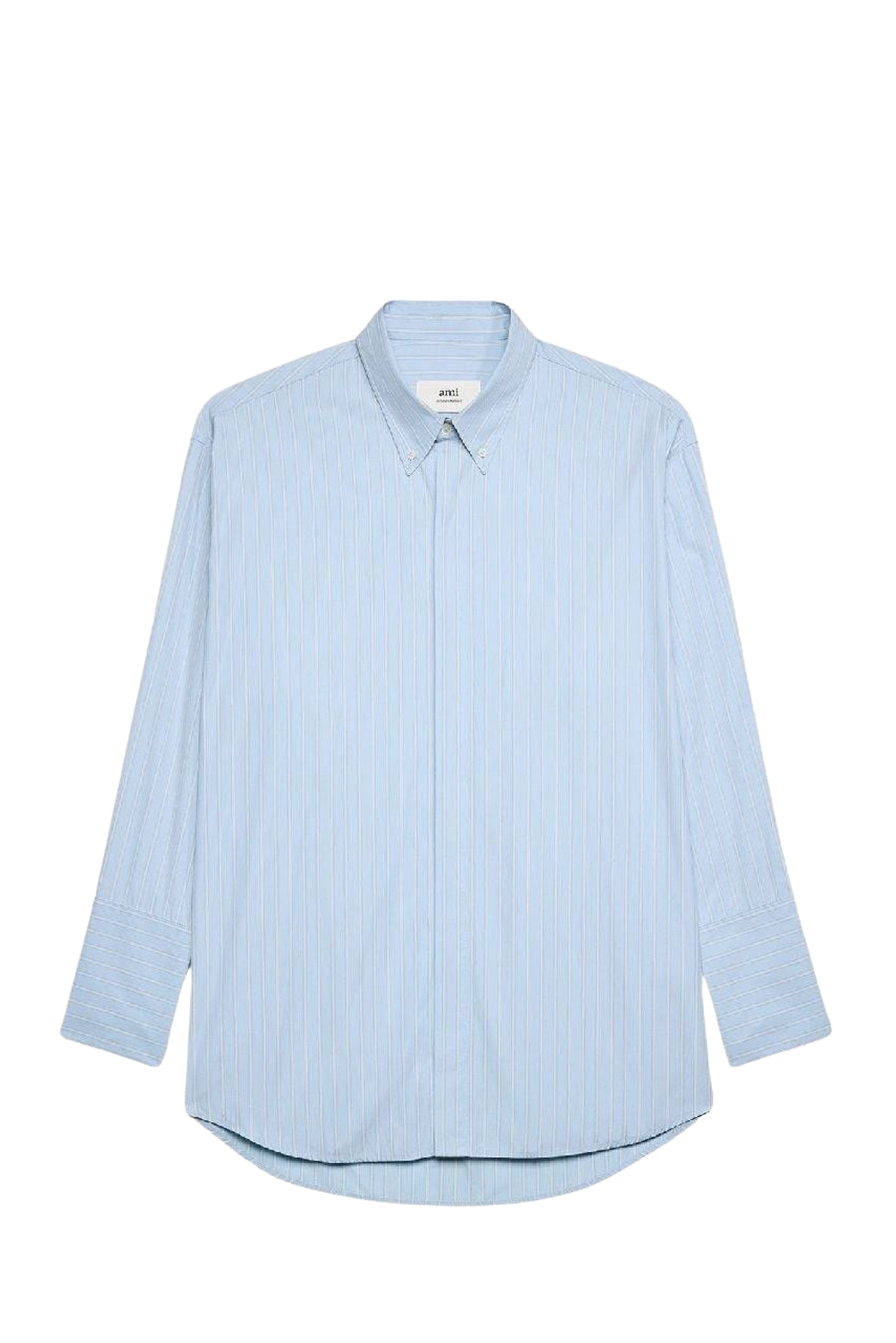 Chemise à col boutonné - Feather Blue & Ivory