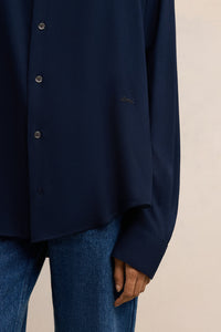 Chemise coupe boxy - Navy Blue