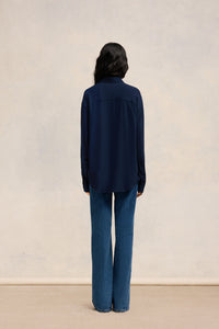 Chemise coupe boxy - Navy Blue