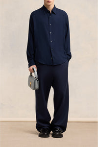 Chemise coupe boxy - Navy Blue