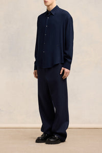 Chemise coupe boxy - Navy Blue