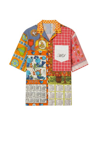 Chemise de bowling Upcyclée - Multicolor
