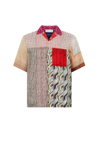Chemise en soie recyclée - Multicolor