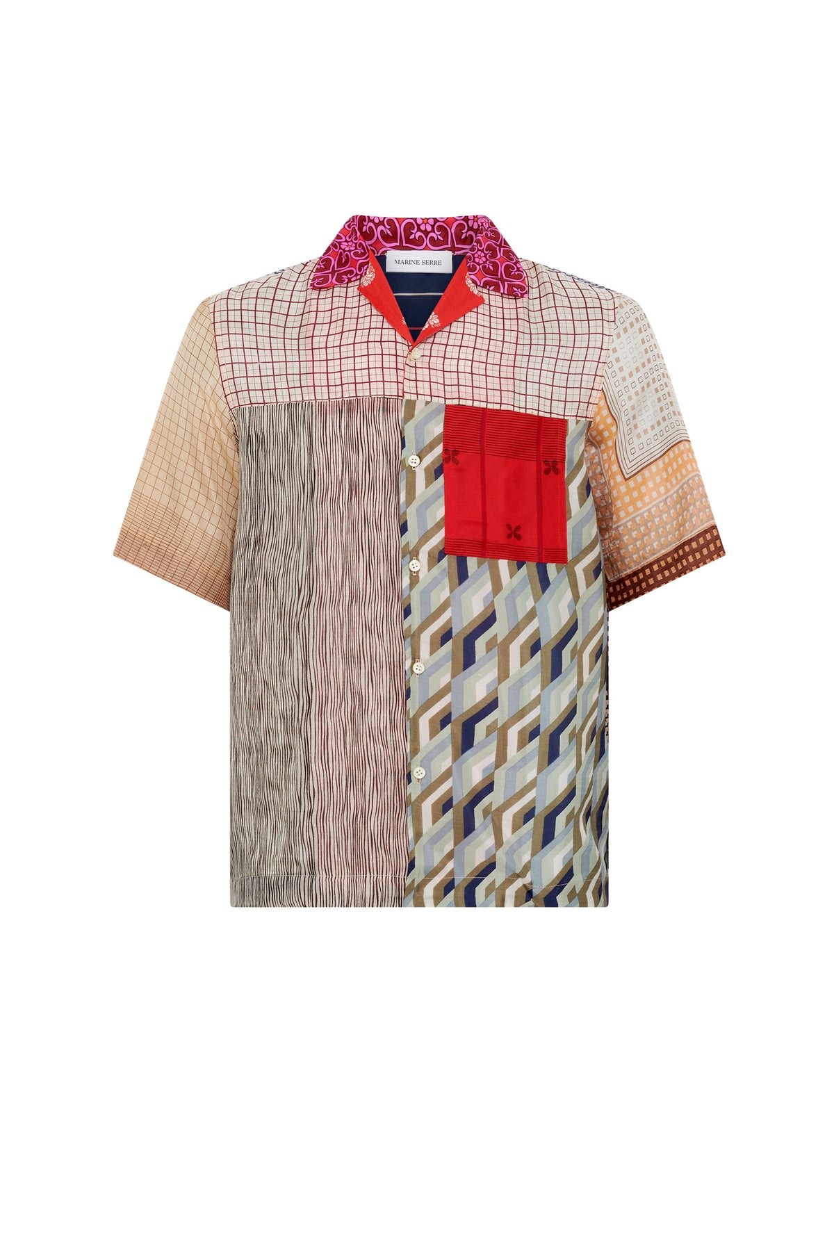 Chemise en soie recyclée - Multicolor