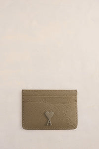 Porte-cartes Ami de Cœur en cuir - Taupe