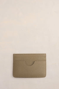 Porte-cartes Ami de Cœur en cuir - Taupe