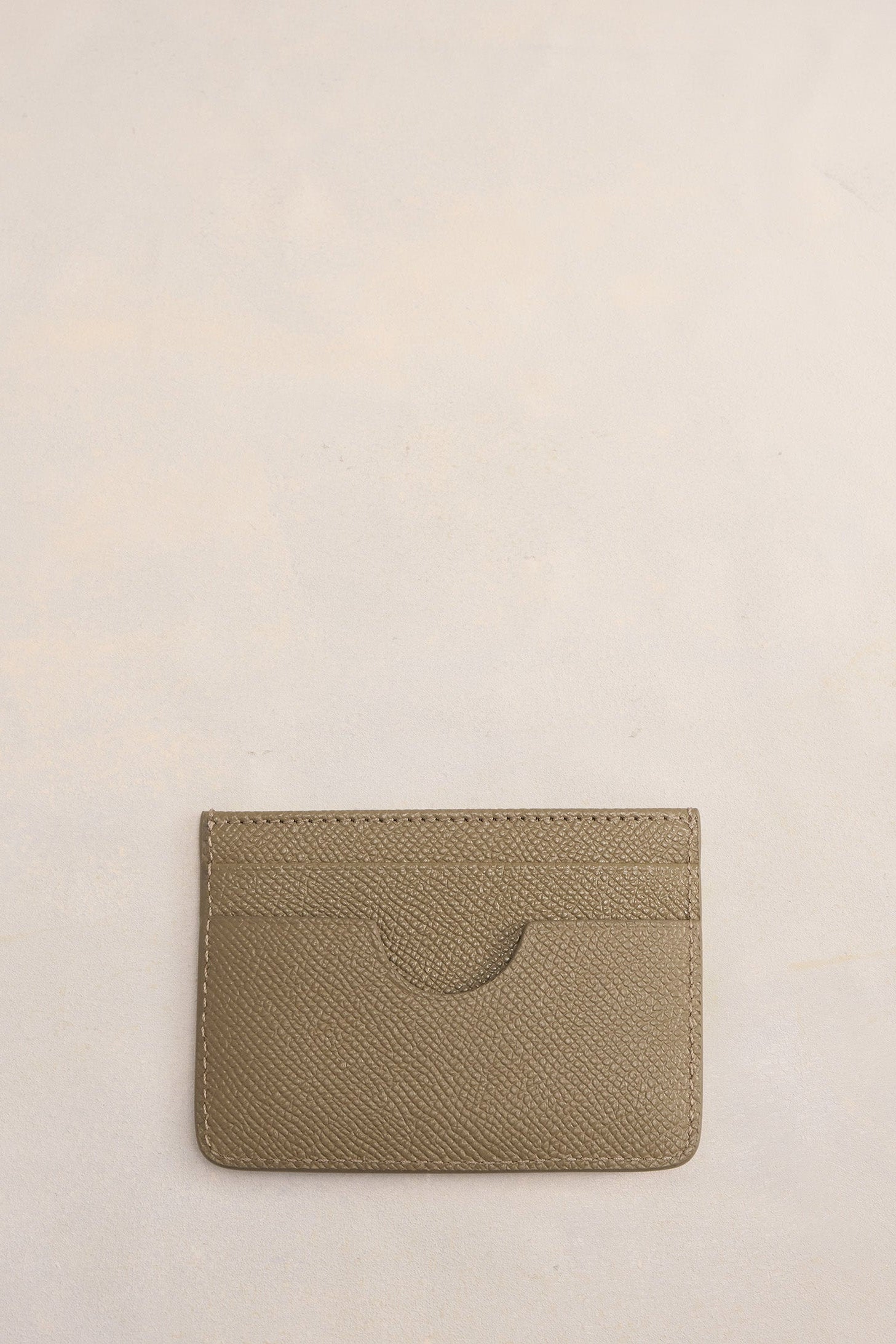 Porte-cartes Ami de Cœur en cuir - Taupe