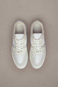 Ami Arcade Low Leather Sneakers - White & Off White