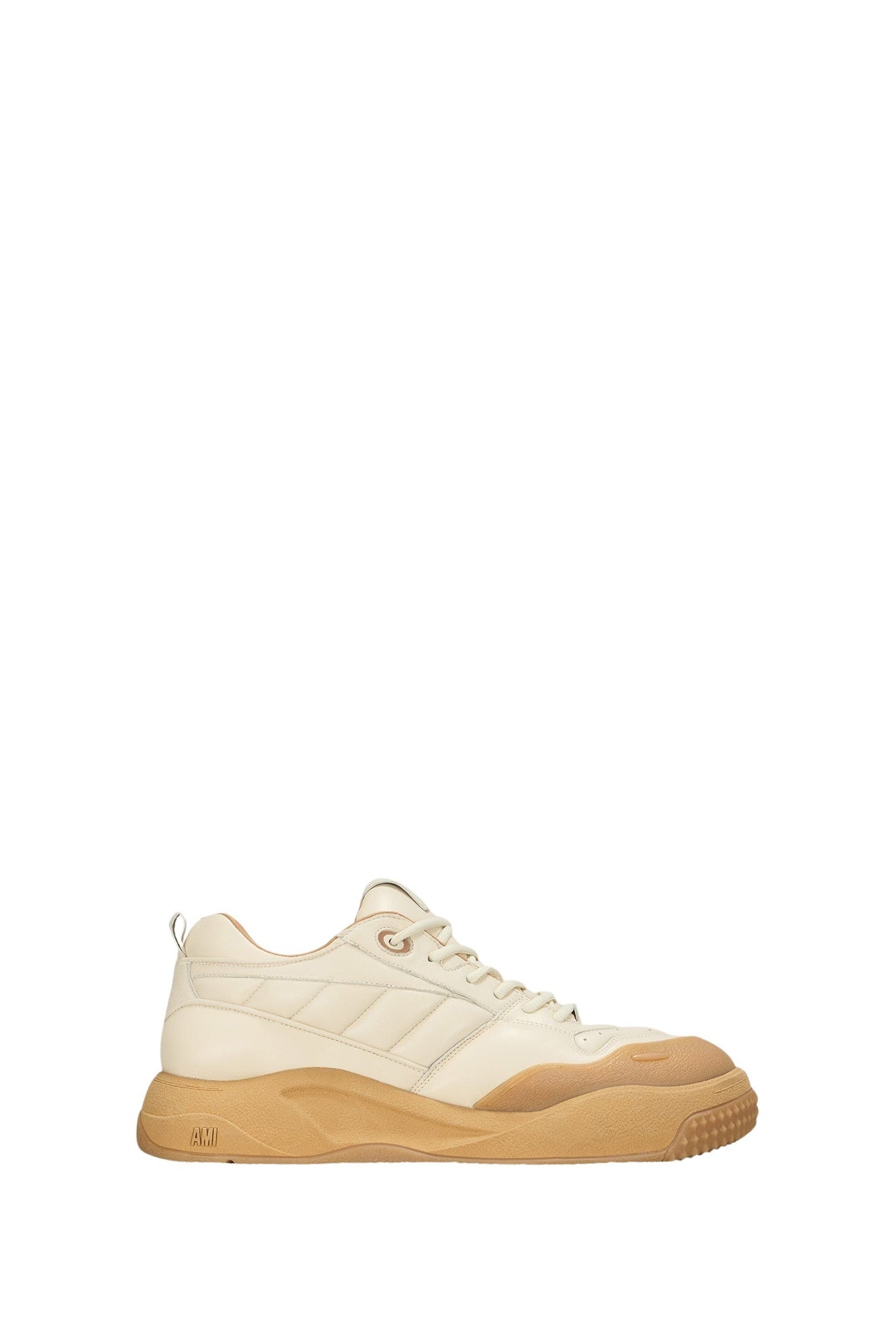 Sneakers basses Ami SN1509 en cuir - Ivory