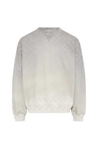 Moon Faded Fleece Relaxed Sweatshirt - Gris