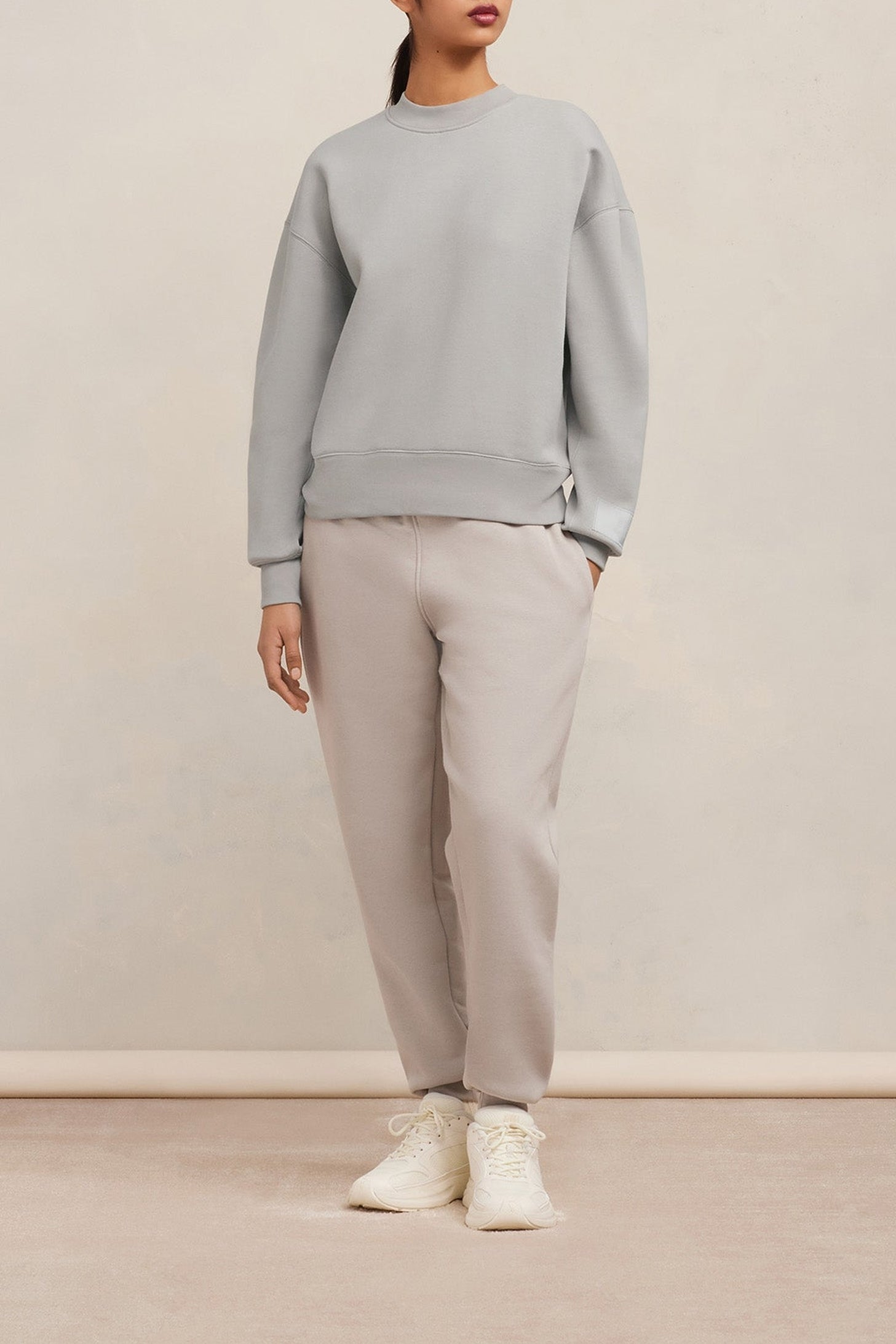 Sweatshirt  Ami Alexandre Mattiussi - Pearl Grey