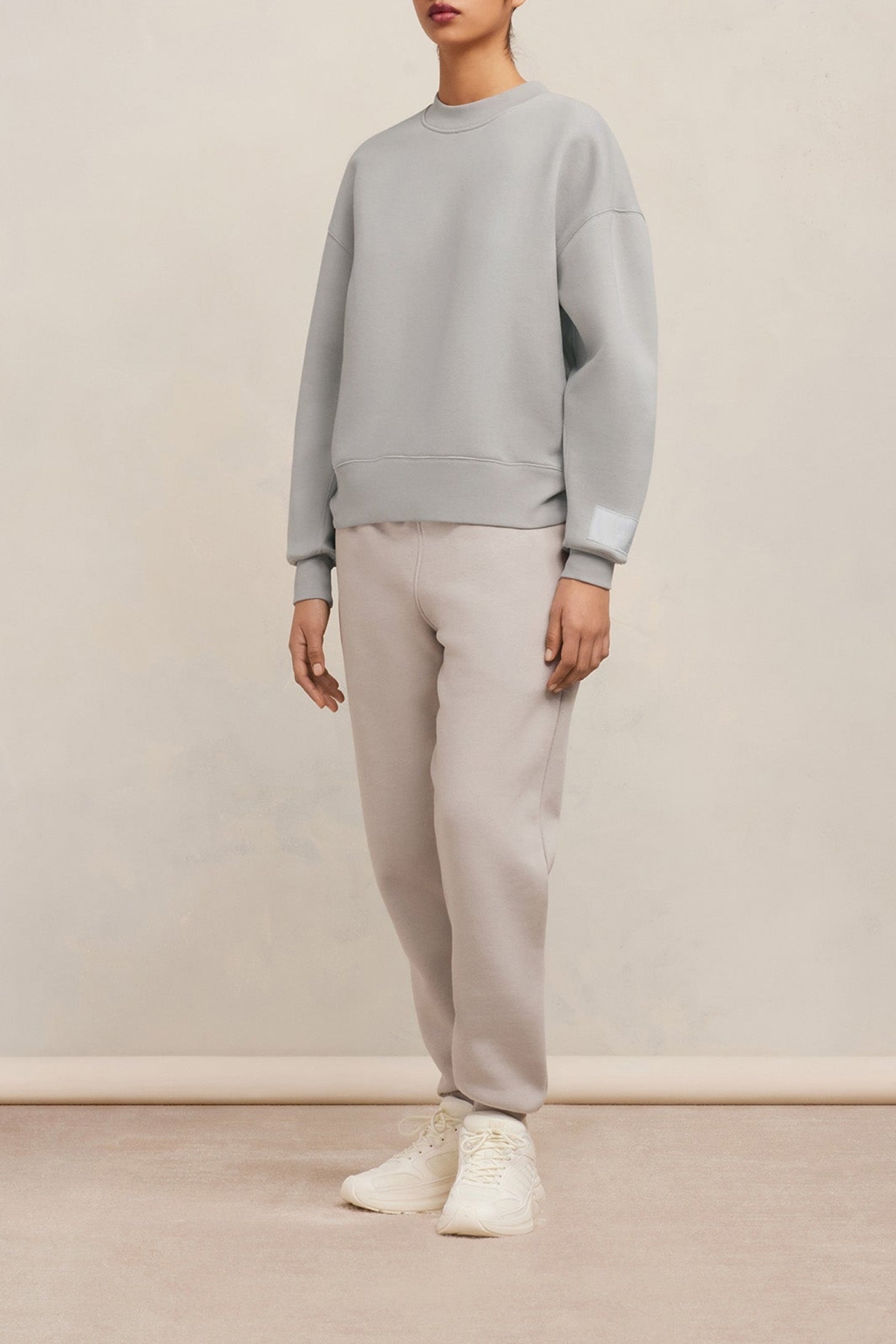 Sweatshirt  Ami Alexandre Mattiussi - Pearl Grey