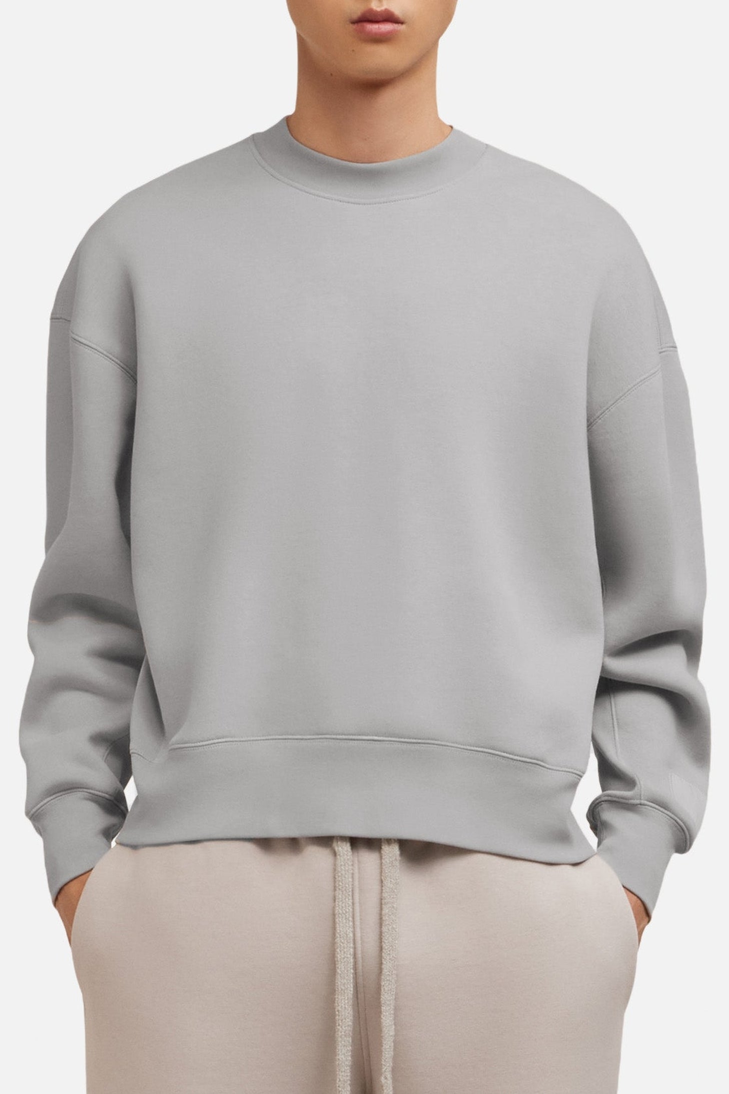 Sweatshirt  Ami Alexandre Mattiussi - Pearl Grey