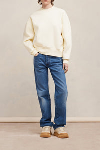 Sweatshirt  Ami Alexandre Mattiussi - Ivory