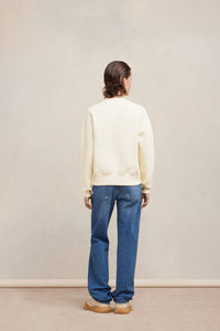 Sweatshirt  Ami Alexandre Mattiussi - Ivory