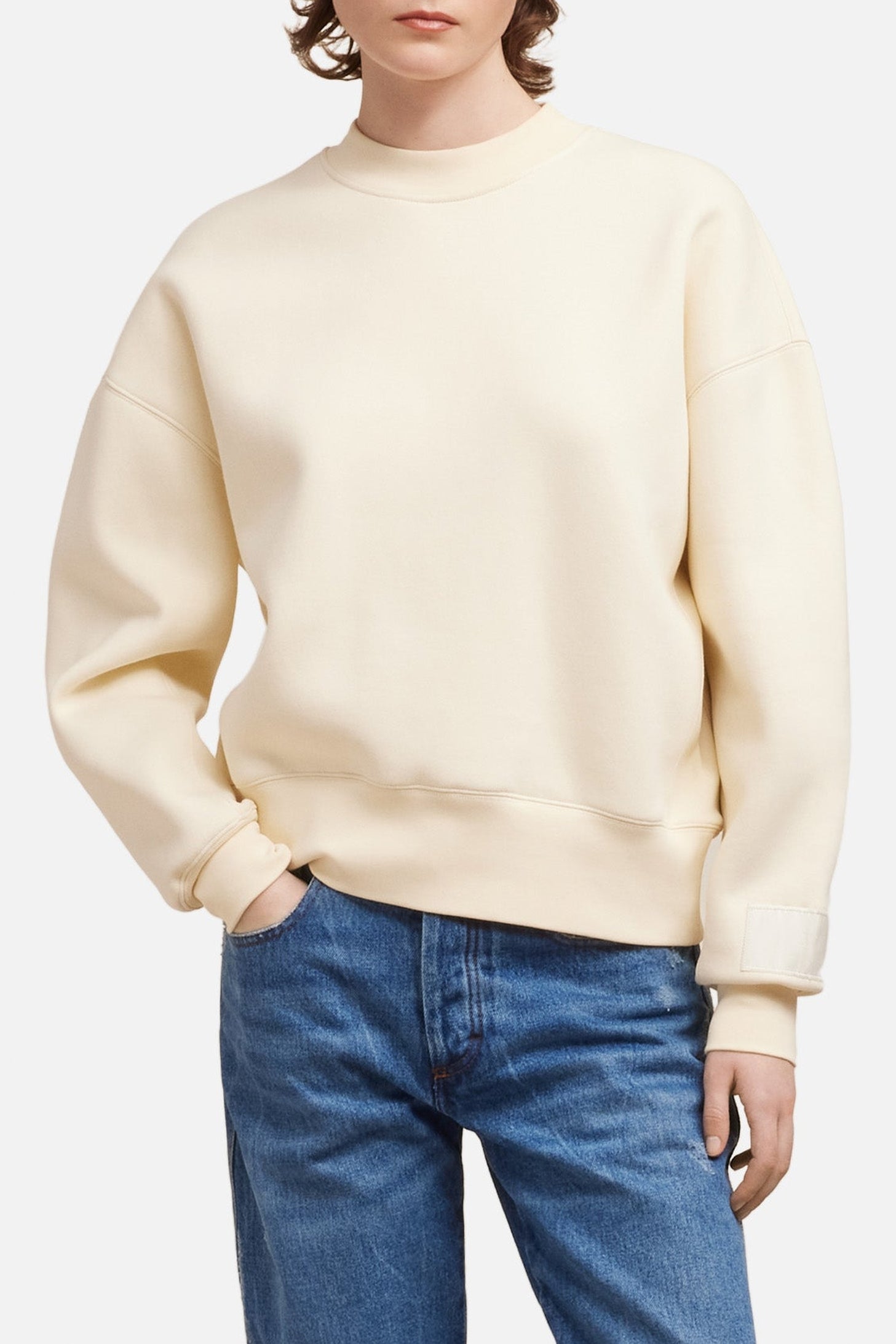 Sweatshirt  Ami Alexandre Mattiussi - Ivory