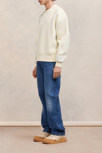 Sweatshirt  Ami Alexandre Mattiussi - Ivory